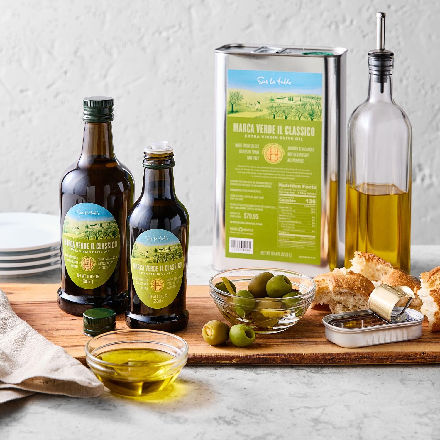 Amazon.com : Sur La Table Extra Virgin Olive Oil, Cold-Pressed